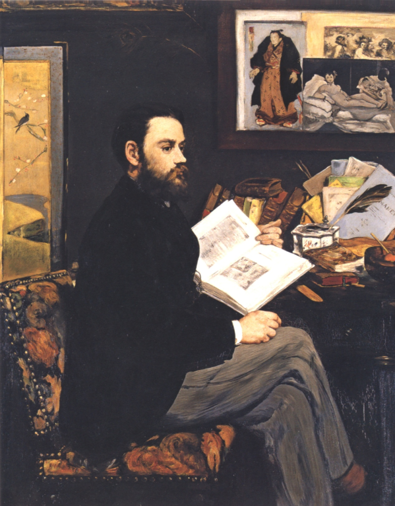 Edouard Manet (1832 – 1883), Ritratto di Emile Zola (1868)