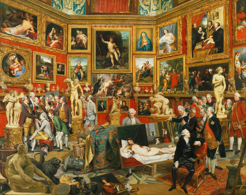 Johann Zoffany (1733 - 1810), Tribuna of the Uffizi (1772 – 78)