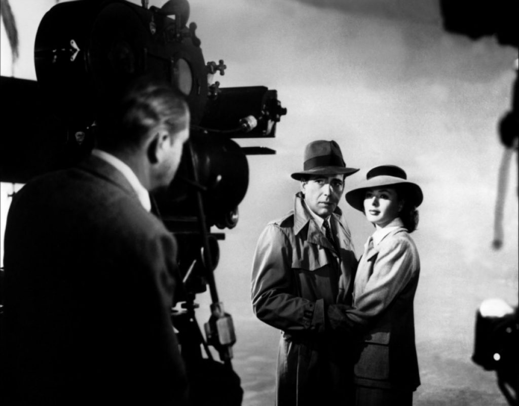 Michael Curtiz on the set of Casablanca